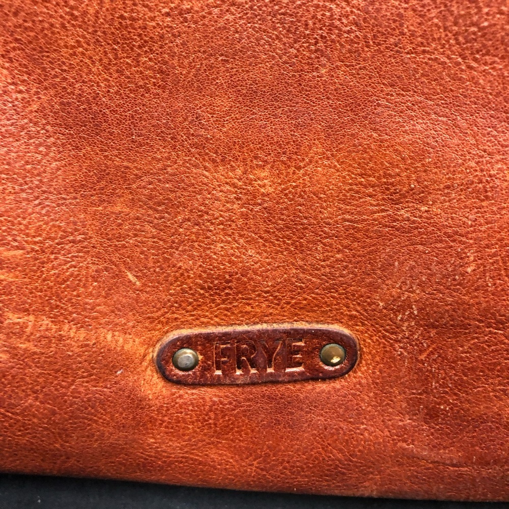 Frye Leather Tote Bag with Front Pockets - Picture 5 of 13